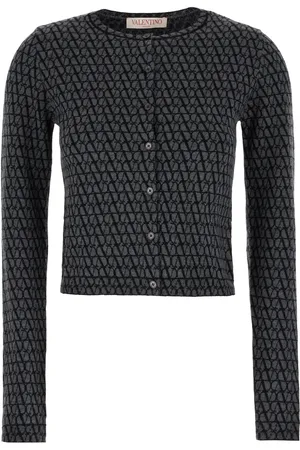 VALENTINO GARAVANI Embroidered Wool Cardigan