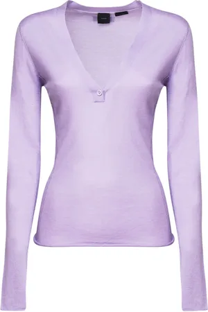 Pinko Sweater In Silk And Wool Yarn