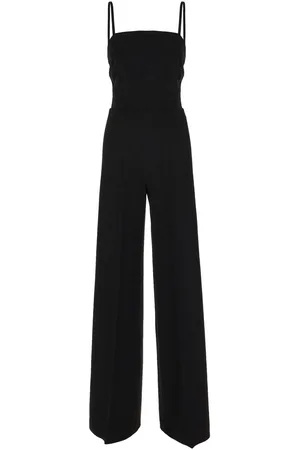 Max Mara Black Triacetate Blend Jumpsuit