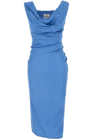 Vivienne Westwood Cerulean Viscose Ginnie Mini Dress