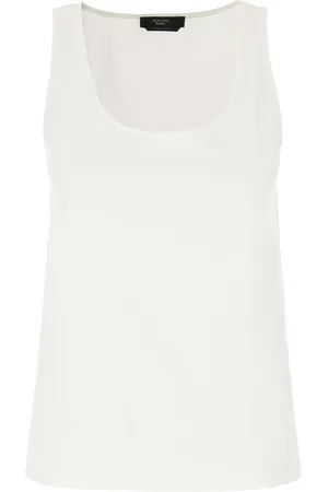 Max Mara White Cotton Top