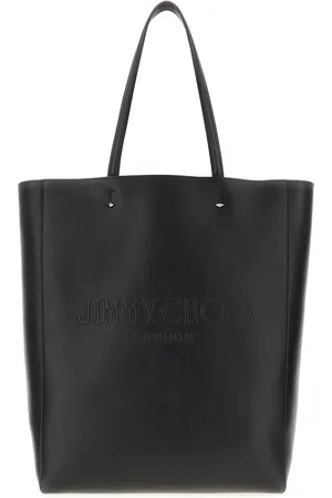 Jimmy Choo Black Leather Lenny Shopping Bag