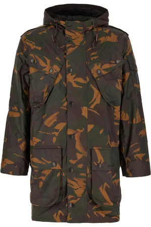 Barbour Printed Brown Cotton Jacket