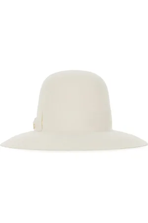 Borsalino Ivory Felt Eleonora Folar Hat
