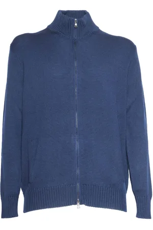 BALLANTYNE T Neck Zipped Cardigan