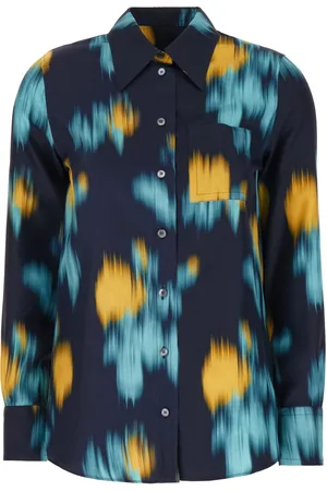 Lanvin Printed Silk Blouse