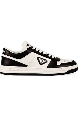 Prada Downtown Leather Low-top Sneakers