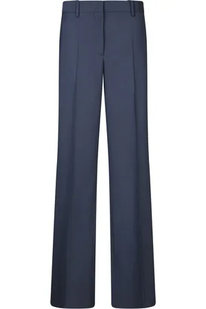 Msgm Straight Leg Plain Formal Trousers