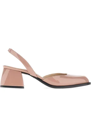NODALETO Antiqued Pink Leather Bulla Jones Pumps