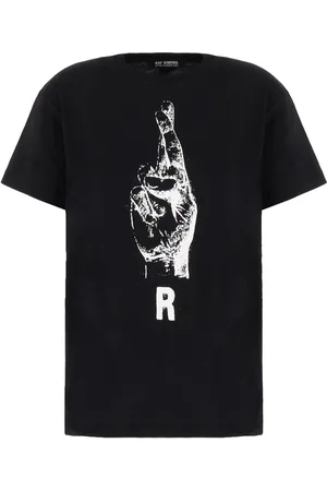 RAF SIMONS Black Cotton T-shirt