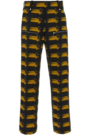 Burberry Printed Wool Pants