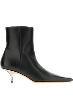 Marni Black Nappa Leather Ankle Boots