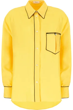 Bally Yellow Silk Shirt