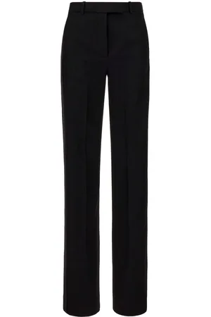 VERSACE Black Wool Pant