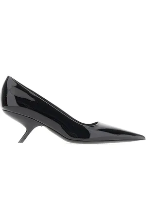 Salvatore Ferragamo Black Leather Eva Pumps