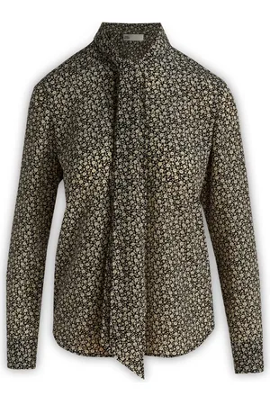 Tory Burch Disty Floral Silk Twill Blouse