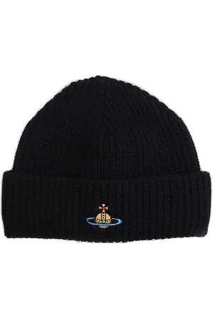 Vivienne Westwood Orb Embroidered Knitted Beanie
