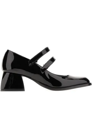 NODALETO Black Leather Bulla Bacara Pumps