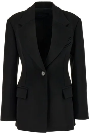 Proenza Schouler Black Wool Blazer