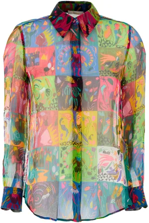 Chloé Printed Silk Blouse