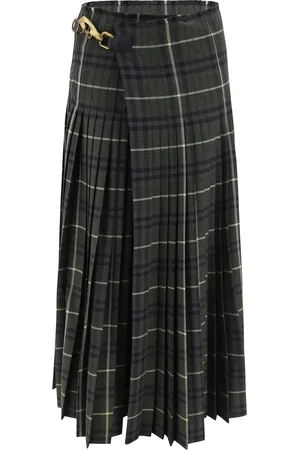 Burberry Kilt Long Skirt