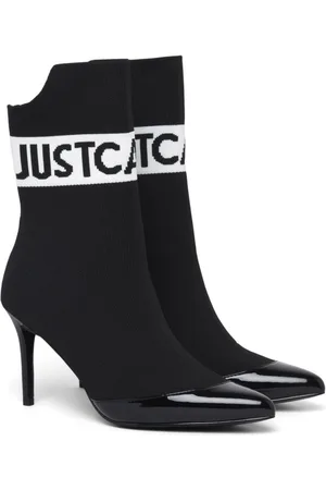 Roberto Cavalli Ankle Boots With Heels And Logo