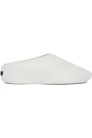 FEAR OF GOD Logo Patch Round-toe Slippers