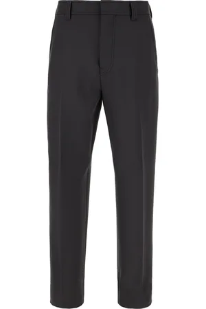 Ermenegildo Zegna Charcoal Wool Pants