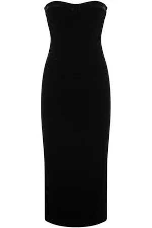 Sportmax Strapless Velvet Dress