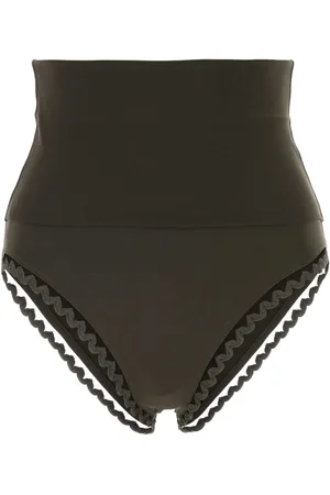 ERES Dark Brown Stretch Nylon Bikini Bottom