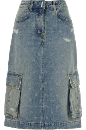 Givenchy 4g Denim Skirt