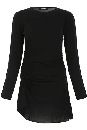 Dsquared2 Black Crepe Mini Dress