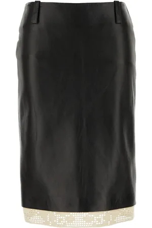 MAGDA BUTRYM Leather Skirt