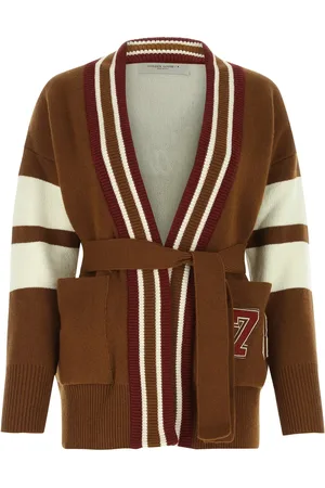 Golden Goose Brown Wool Blend Cardigan