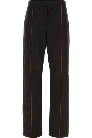 Salvatore Ferragamo Black Polyester Blend Pant