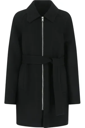 Givenchy Black Wool Blend Coat