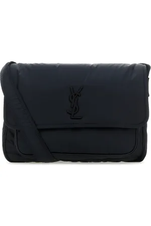 Saint Laurent Dark Blue Nylon Niki Crossbody Bag