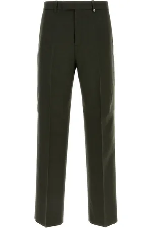 Burberry Bottle Green Wool Pant