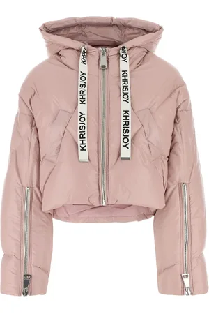 Khrisjoy Pastel Pink Nylon Down Jacket