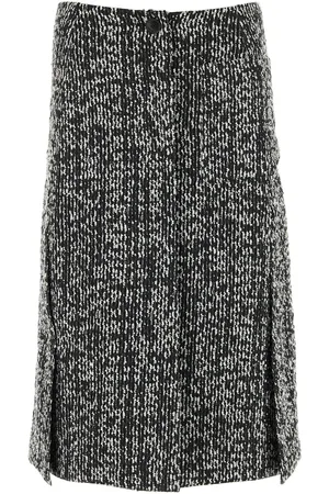 Lanvin Two-tone Bouclã Skirt