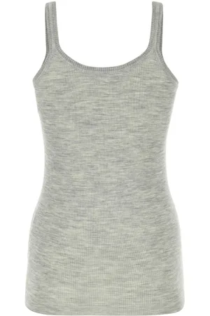 Bottega Veneta Melange Wool Tank Top