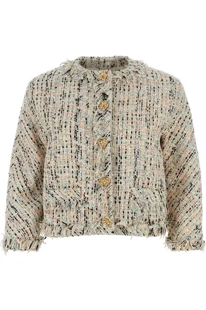 Alexander McQueen Multicolor Tweed Blazer