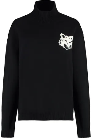 Maison Kitsuné Wool Blend Turtleneck Sweater