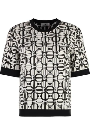 Elisabetta Franchi Knitted Viscosa-blend Top