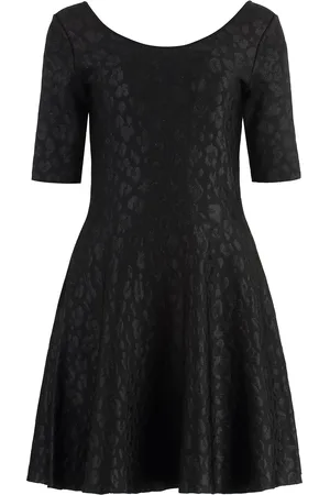 VERSACE Jacquard Knit Mini-dress