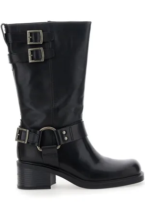 Vagabond Daniella Ankle Boots With Buckles In Leather Woman