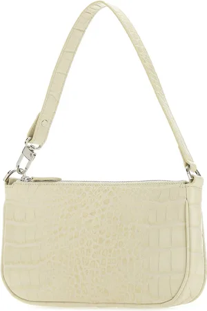 By Far Rachel Croco Embossed Leather