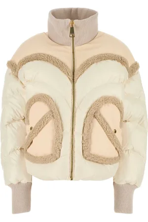 Khrisjoy Ivory Nylon Corazon Down Jacket