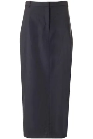 THEORY Stretch Flannel Long Skirt