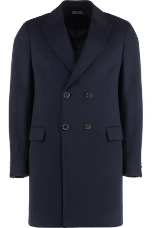 Ermenegildo Zegna Wool Blend Double-breasted Coat